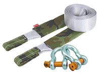 Динамический рывковый строп Tplus "Туризм" 5 м (6т) + шаклы 2х2 т + мешок для хранения Динамический рывковый строп Tplus "Туризм" 5 м (6т) + шаклы 2х2 т + мешок для хранения