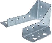 Открытая опора бруса 50х100х2 OBR R СПК, оцинкованная сталь Открытая опора бруса 50х100х2 OBR R СПК, оцинкованная сталь