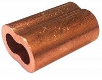 Обжим стального троса 10 мм 8026, медный Обжим стального троса 10 мм 8026, медный
