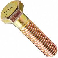 Болт дюймовый с неполной резьбой DIN 931 UNC, класс прочности 10.9 (Grade 8), желтый цинк Болт дюймовый с неполной резьбой DIN 931 UNC, класс прочности 10.9 (Grade 8), желтый цинк