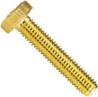 Болт шестигранный М8х16 DIN 933, латунь, 200 шт Болт шестигранный М8х16 DIN 933, латунь, 200 шт
