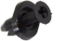 Клипса автомобильная с резьбовым штырьком 1395 Клипса автомобильная с резьбовым штырьком 1395