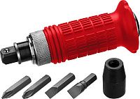 Отвертка ударно-поворотная ЗУБР Мастер 2565, 6 предметов Отвертка ударно-поворотная ЗУБР Мастер 2565, 6 предметов