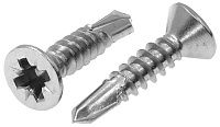 Саморез потай 3,9х32 с буром и шлицем PZ DIN 7504 O (P), нержавеющая сталь А2 Саморез потай 3,9х32 с буром и шлицем PZ DIN 7504 O (P), нержавеющая сталь А2