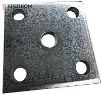 Пластина опорная 60х60 мм с резьбой ПТ, горячий цинк Пластина опорная 60х60 мм с резьбой ПТ, горячий цинк