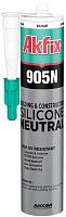 Герметик силиконовый нейтральный 310 мл Akfix 905N SA512, белый Герметик силиконовый нейтральный 310 мл Akfix 905N SA512, белый