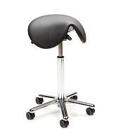 Стул-седло, Treston SADDLE AL ESD, черный Стул-седло, Treston SADDLE AL ESD, черный