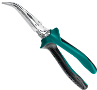 Тонкогубцы изогнутые 200 мм с эксцентриковым шарниром Kraftool 22011-4-20 Тонкогубцы изогнутые 200 мм с эксцентриковым шарниром Kraftool 22011-4-20