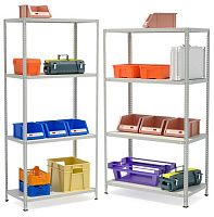 Стеллаж металлический до 100 кг, 4 полки Металл-завод СТФЛ 1054 Стеллаж металлический до 100 кг, 4 полки Металл-завод СТФЛ 1054