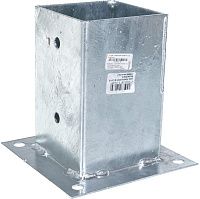 Основание столба прикручиваемое 91х91х150 мм GAH ALBERTS 211639, горячий цинк Основание столба прикручиваемое 91х91х150 мм GAH ALBERTS 211639, горячий цинк