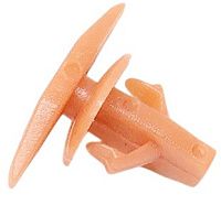 Клипса автомобильная нажимная 0145 Клипса автомобильная нажимная 0145