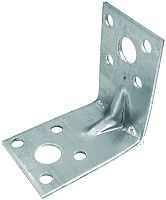 Уголок крепежный усиленный 45х30х1,7 мм KUU эконом, оцинкованная сталь Уголок крепежный усиленный 45х30х1,7 мм KUU эконом, оцинкованная сталь