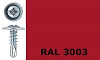 Саморез-клоп с буром 4,2х19 окрашенный, RAL 3003 (рубиново-красный) Саморез-клоп с буром 4,2х19 окрашенный, RAL 3003 (рубиново-красный)