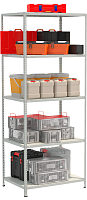 Стеллаж металлический до 125 кг, 5 полок Металл-завод СТФ 1075-2,0 2000х1000х700 мм Стеллаж металлический до 125 кг, 5 полок Металл-завод СТФ 1075-2,0 2000х1000х700 мм