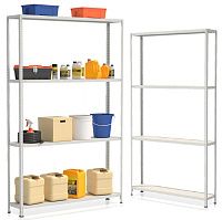 Стеллаж металлический до 100 кг, 4 полки Металл-завод СТФ 1534 Стеллаж металлический до 100 кг, 4 полки Металл-завод СТФ 1534