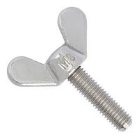 Винт барашковый М6х25 DIN 316 (немецкий тип), нержавеющая сталь А2 Винт барашковый М6х25 DIN 316 (немецкий тип), нержавеющая сталь А2