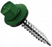 Саморез кровельный со сверлом 4,8х65 RR 11 зеленый Саморез кровельный со сверлом 4,8х65 RR 11 зеленый