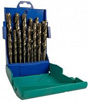 Набор сверл по металлу 1-13 мм, 25 шт HSS-Co DIN 338 RN, Heller 21965, кобальтовые Набор сверл по металлу 1-13 мм, 25 шт HSS-Co DIN 338 RN, Heller 21965, кобальтовые