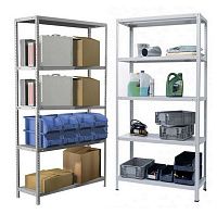 Стеллаж металлический до 200 кг, 5 полок Металл-завод СТФУ-П 1075 Стеллаж металлический до 200 кг, 5 полок Металл-завод СТФУ-П 1075