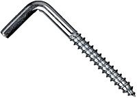 Винт с L-образным крюком (костыль) артикул 88137, нержавеющая сталь A2 Винт с L-образным крюком (костыль) артикул 88137, нержавеющая сталь A2