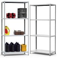 Стеллаж металлический до 100 кг, 4 полки Металл-завод СТФ 1234 Стеллаж металлический до 100 кг, 4 полки Металл-завод СТФ 1234