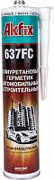 Герметик полиуретановый быстросохнущий 310 мл Akfix 637FC AA372, белый  Герметик полиуретановый быстросохнущий 310 мл Akfix 637FC AA372, белый