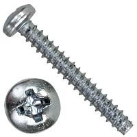 Саморез с полукруглой головкой 5,5х11 DIN 7981 (ISO 7049) форма F, оцинкованный Саморез с полукруглой головкой 5,5х11 DIN 7981 (ISO 7049) форма F, оцинкованный