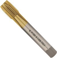 Метчик машинный М24х1,5 мм DIN 374 HSSE TiN H-Tools 113X01-D2-0242, метрическая резьба Метчик машинный М24х1,5 мм DIN 374 HSSE TiN H-Tools 113X01-D2-0242, метрическая резьба