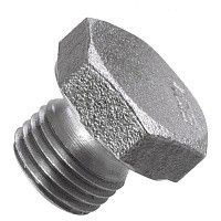 Пробка-заглушка М10х1 с шестигранной головкой DIN 7604 C, сталь без покрытия Пробка-заглушка М10х1 с шестигранной головкой DIN 7604 C, сталь без покрытия