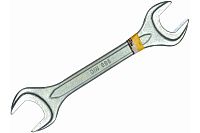 Ключ гаечный рожковый, кованный, оцинкованный 6х7 мм Biber 90601 Ключ гаечный рожковый, кованный, оцинкованный 6х7 мм Biber 90601