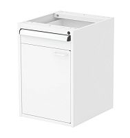 Тумба с выдвижным ящиком и дверцей, высота 660 мм 45/66, Treston 60749109, с защитой ESD, серая Тумба с выдвижным ящиком и дверцей, высота 660 мм 45/66, Treston 60749109, с защитой ESD, серая