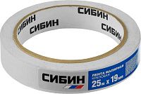 Малярная лента креповая 19 мм х 25 м СИБИН 12111-19_z01 Малярная лента креповая 19 мм х 25 м СИБИН 12111-19_z01