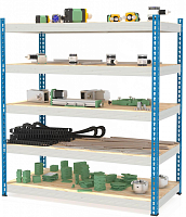 Стеллаж металлический до 300 кг, 5 полок Металл-завод МКФ 18915-2,0 2000х1830х910 мм Стеллаж металлический до 300 кг, 5 полок Металл-завод МКФ 18915-2,0 2000х1830х910 мм