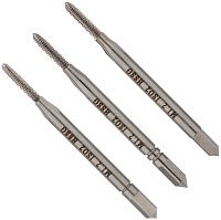 Метчик ручной М1,2х0,25 мм HSS-G Volkel 27306, метрическая резьба, комплект - 3 шт Метчик ручной М1,2х0,25 мм HSS-G Volkel 27306, метрическая резьба, комплект - 3 шт