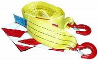 Буксировочный ремень Tplus на 8 т 4,5 метра (крюк-крюк) с флажками Буксировочный ремень Tplus на 8 т 4,5 метра (крюк-крюк) с флажками
