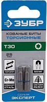 Набор торсионных бит TX30 25 мм Эксперт ЗУБР 26015-30-25-2, 2 шт Набор торсионных бит TX30 25 мм Эксперт ЗУБР 26015-30-25-2, 2 шт