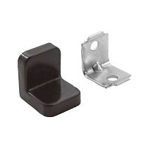 ANGLE Уголок мебельный с пластиковой накладкой 20х20х20 мм темно-коричневый, PLS20X20X20DB ANGLE Уголок мебельный с пластиковой накладкой 20х20х20 мм темно-коричневый, PLS20X20X20DB