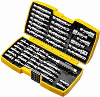 Набор бит, головок и адаптеров Stayer Profi 26135-H44, сталь Cr-Mo, 44 предмета в боксе Набор бит, головок и адаптеров Stayer Profi 26135-H44, сталь Cr-Mo, 44 предмета в боксе