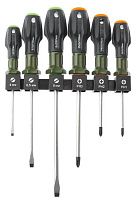 Набор отвёрток c трехкомпонентными рукоятками PH, SL; 6шт. Дело Техники 728060 Набор отвёрток c трехкомпонентными рукоятками PH, SL; 6шт. Дело Техники 728060