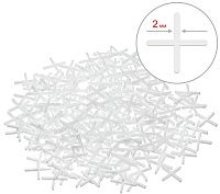 Крестики для плитки 2 мм STAYER 3380-2, 200 шт Крестики для плитки 2 мм STAYER 3380-2, 200 шт