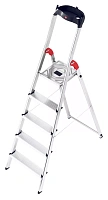 Стремянка 5 ступеней Hailo L60 EasyClix 8160-507, алюминий Стремянка 5 ступеней Hailo L60 EasyClix 8160-507, алюминий