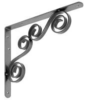 Кронштейн для полок фигурный 250х200 мм Домарт модель 7, без покрытия Кронштейн для полок фигурный 250х200 мм Домарт модель 7, без покрытия