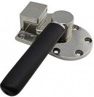 Ручка-защелка дверная N15-L, левая (оцинкованная сталь/пластик) Ручка-защелка дверная N15-L, левая (оцинкованная сталь/пластик)