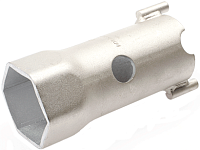 Ключ торцевой трубчатый ступичный шестигранный с шипами Дело Техники 55 мм 546455 Ключ торцевой трубчатый ступичный шестигранный с шипами Дело Техники 55 мм 546455