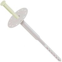 Дюбель тарельчатый забивной, с гвоздём и заглушкой H5х135 мм EJOT 8727135400, полиэтилен Дюбель тарельчатый забивной, с гвоздём и заглушкой H5х135 мм EJOT 8727135400, полиэтилен