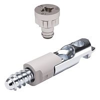 Стяжка винтовая J10 евровинт 11 мм, для плиты 16 мм, TARGETJ10/P16/EURO11 Стяжка винтовая J10 евровинт 11 мм, для плиты 16 мм, TARGETJ10/P16/EURO11