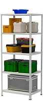 Стеллаж металлический до 150 кг, 5 полок Металл-завод СТФ 755-1,8 1800х700х500 мм Стеллаж металлический до 150 кг, 5 полок Металл-завод СТФ 755-1,8 1800х700х500 мм