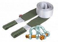Динамический рывковый строп Tplus "Туризм" 5 м (4,5 т) + шаклы 2х2 т Динамический рывковый строп Tplus "Туризм" 5 м (4,5 т) + шаклы 2х2 т