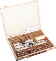 Резьбонарезной набор M3-M12 HSS Bucovice 340122, 34 предмета Резьбонарезной набор M3-M12 HSS Bucovice 340122, 34 предмета