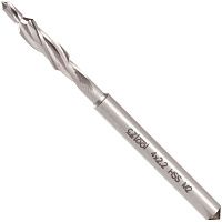 Цековка с цилиндрическим хвостовиком М2 2,2/4 мм HSS 90° DIN1866 Bucovice 851032, проходная Цековка с цилиндрическим хвостовиком М2 2,2/4 мм HSS 90° DIN1866 Bucovice 851032, проходная